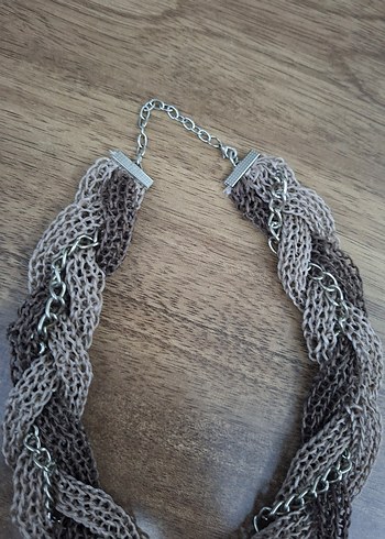 Uzun Zincir Detaylı Bohem Kadın Kolye - Görsel 3