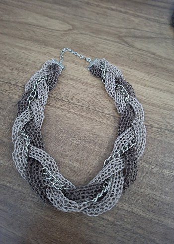 Uzun Zincir Detaylı Bohem Kadın Kolye - Görsel 4