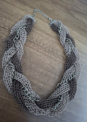 Uzun Zincir Detaylı Bohem Kadın Kolye - Görsel 2