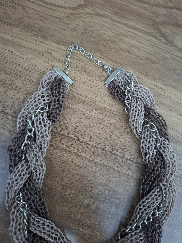 Uzun Zincir Detaylı Bohem Kadın Kolye - Görsel 3