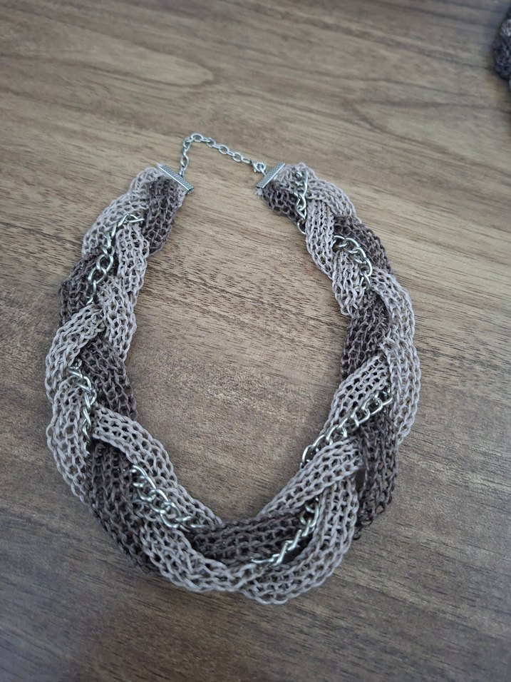 Uzun Zincir Detaylı Bohem Kadın Kolye - Görsel 4