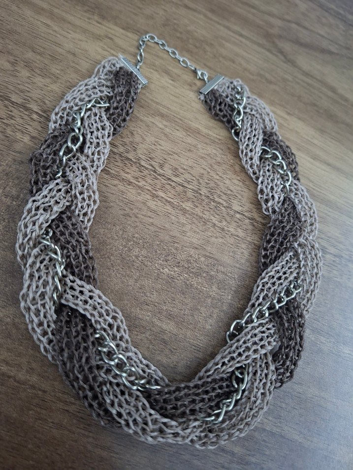 Uzun Zincir Detaylı Bohem Kadın Kolye - Görsel 2