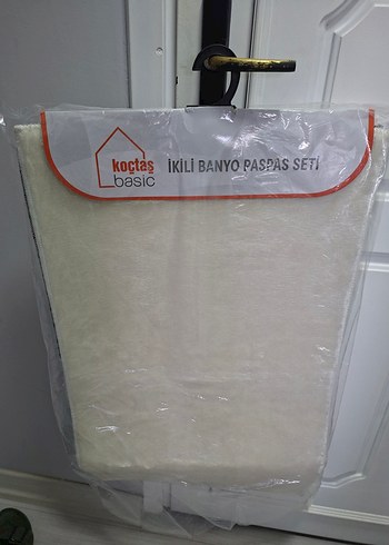 Koçtaş Basic İkili Beyaz Banyo Paspas Seti - Görsel 2