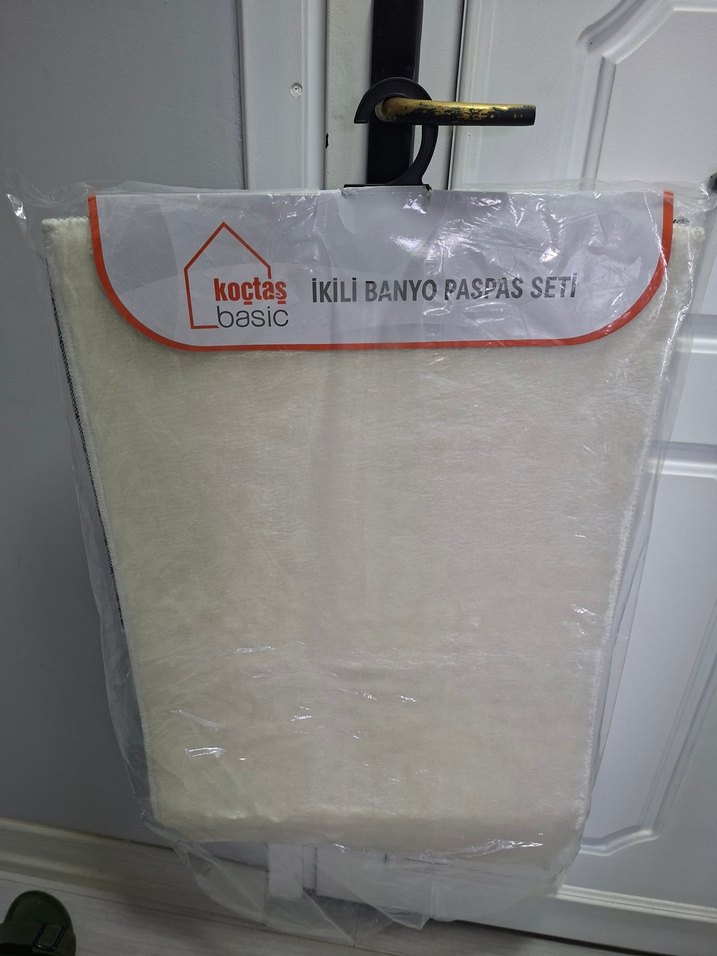 Koçtaş Basic İkili Beyaz Banyo Paspas Seti - Görsel 2