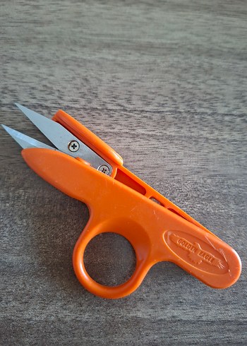 Turuncu Mini Manikür Makası - Görsel 3