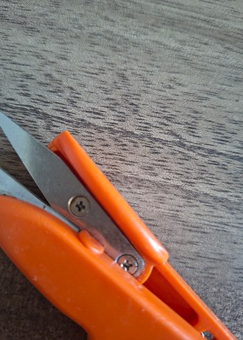 Turuncu Mini Manikür Makası - Görsel 5