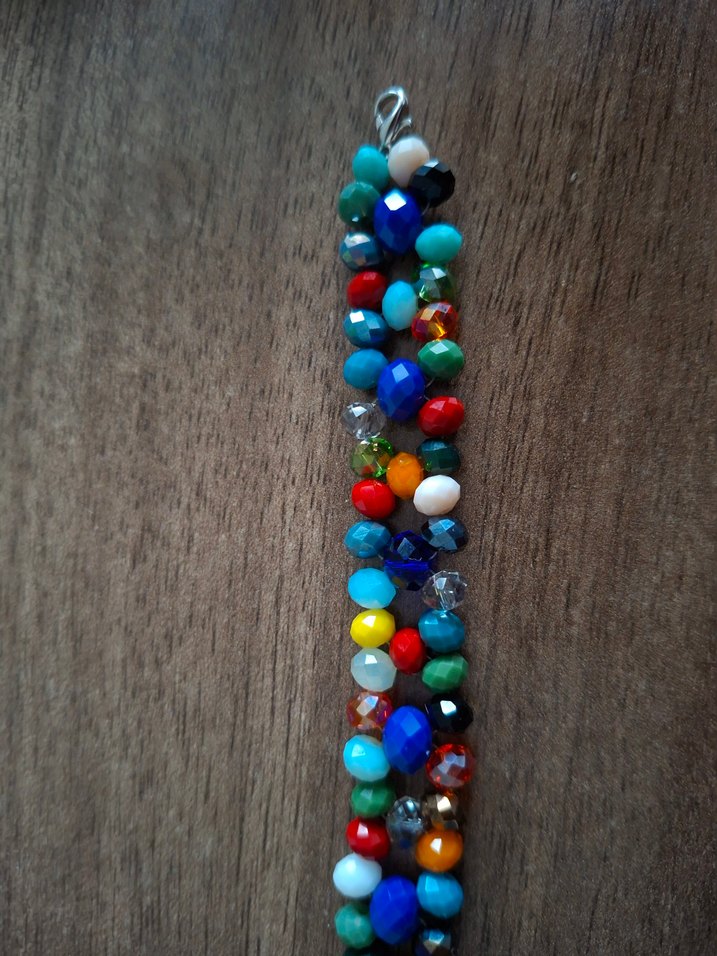 Renkli Boncuklu Uzun Bohem bileklik - Görsel 2