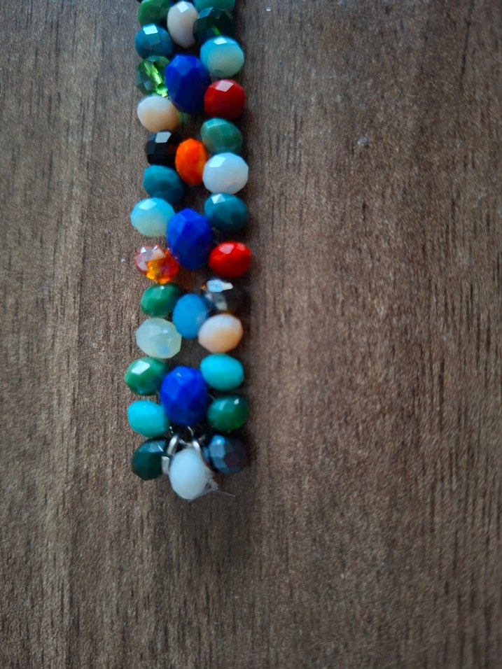 Renkli Boncuklu Uzun Bohem bileklik - Görsel 3