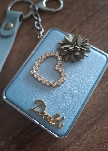 Mavi Zincir Detaylı Bohem Anahtarlık - Görsel 2