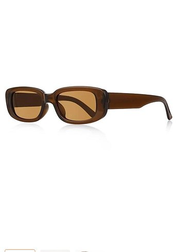 Bej Minimalist Kadın Güneş Gözlüğü - Görsel 5