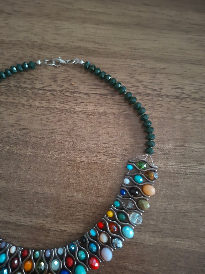 Renkli Boncuklu Bohem Midi Kolye - Görsel 4