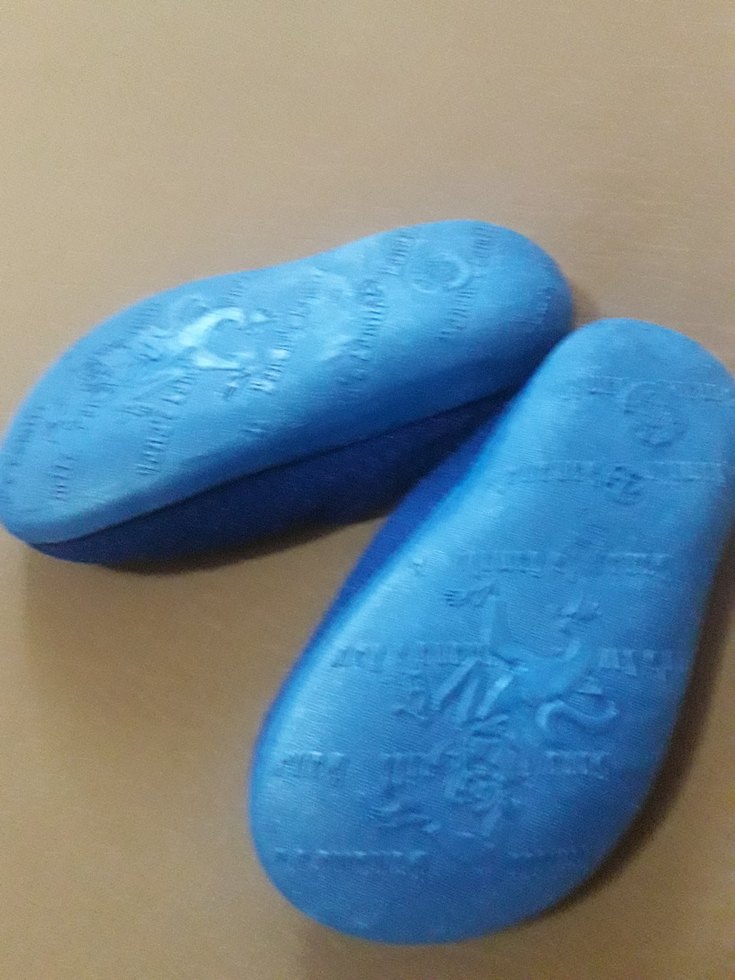 Mavi Erkek Çocuk Sıcak Terlik - Görsel 4