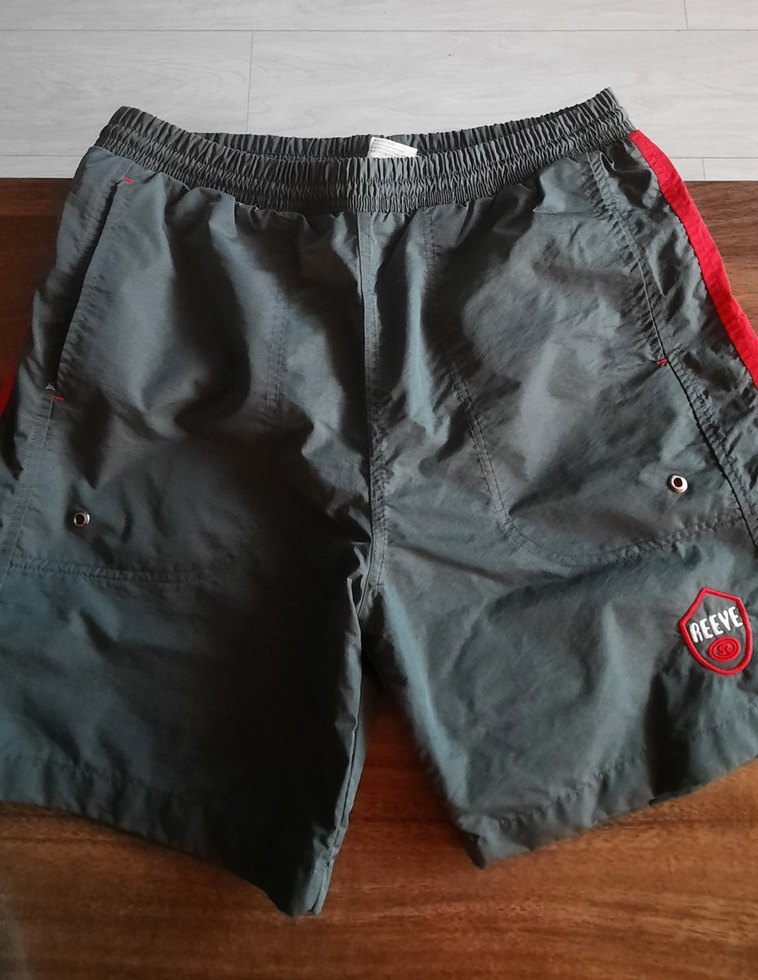 Erkek Gri Mini Kemerli Yüzme Şortu - Görsel 5