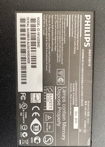 Philips Siyah Bilgisayar Monitörü - Görsel 7