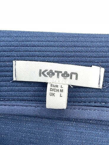 l Beden lacivert Renk Koton Mini Etek %70 İndirimli.