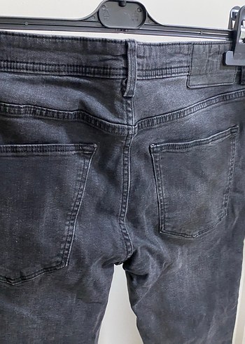s Beden Gri Denim Pantolon