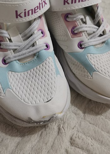 Kinetix Kız Çocuk Beyaz Bağcıksız Spor Ayakkabı - Görsel 2