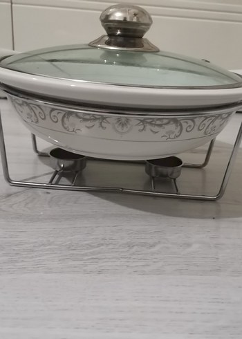 12' Yuvarlak Tencere ve Mum Standı - Görsel 2