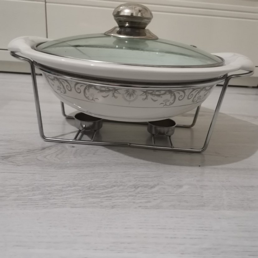 12' Yuvarlak Tencere ve Mum Standı - Görsel 2