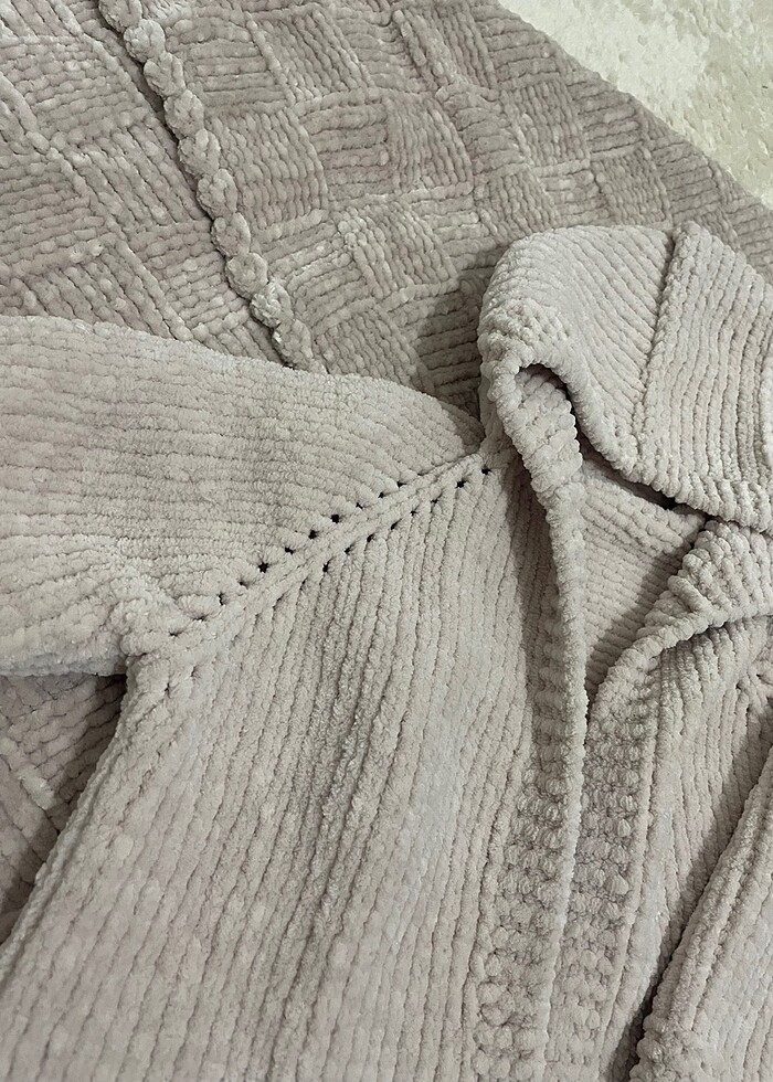 EL ÖRGÜSÜ BEBEK BATTANİYE VE HIRKA TAKIM - Görsel 3