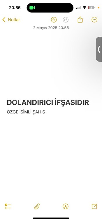 DOLANDIRICILIK İHBARI