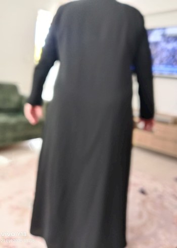 Diğer Nakışlı Siyah Uzun Kadın parduse