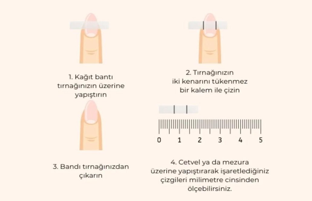 Sarı Uçlu Parlak Takma Tırnak Seti - Görsel 3