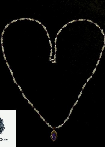 Ametist Midi Kolye - Görsel 2