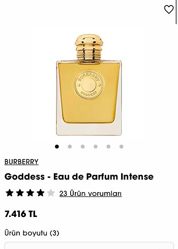 ORJINAL Burberry Goddes intense 100ml Edp - Görsel 7