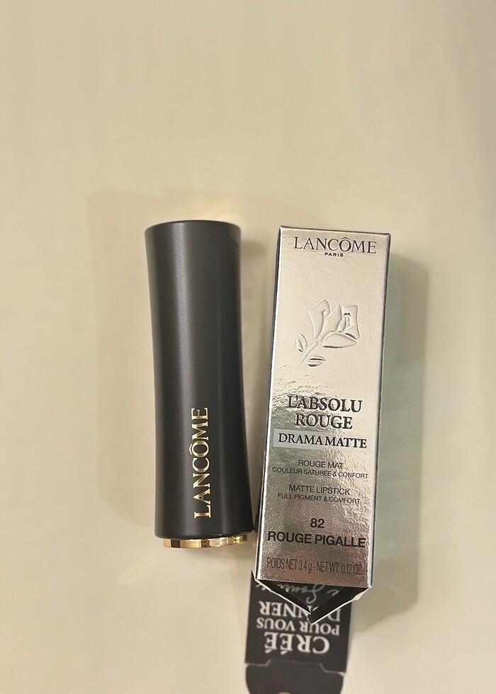 Lancome L Absolu Rouge Drama Matte 82 Rouge Pigalle Ruj - Görsel 5