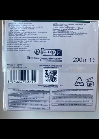 Kérastase Symbiose Kepeğe Karşı Canlandırıcı Saç Maskesi 200 ml - Görsel 5