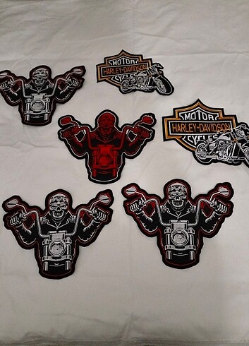 Çeşitli model nakış işlemeli patch