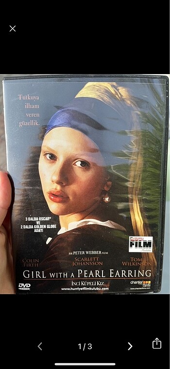 İnci Küpeli Kız Film DVD