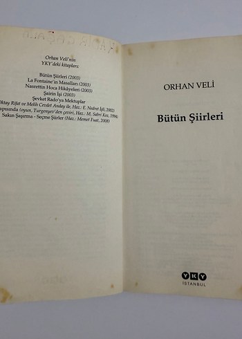 Orhan Veli - Bütün Şiirleri - Görsel 3