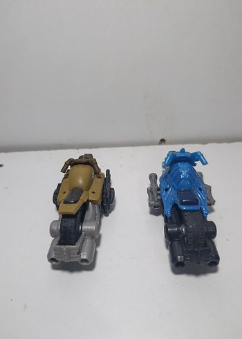 Beden Mavi ve Kahverengi Aksiyon Figür Motosikletleri