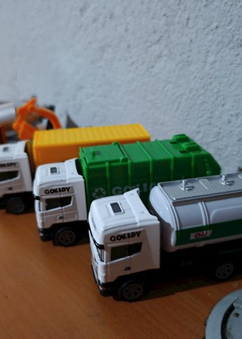 Renkli GOKIDY Oyuncak 6 lı Kamyon Seti
