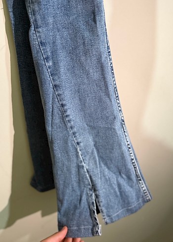 Diğer Kadın Mavi Dar Kesim Denim Pantolon