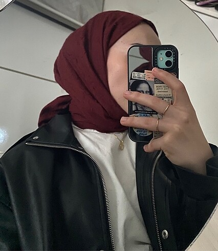 Bambu crash bordo şal