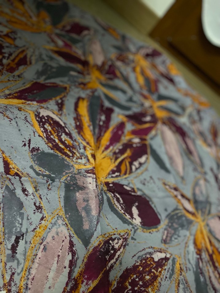 Bohem Çok Renkli Baskılı eşarp - Görsel 2