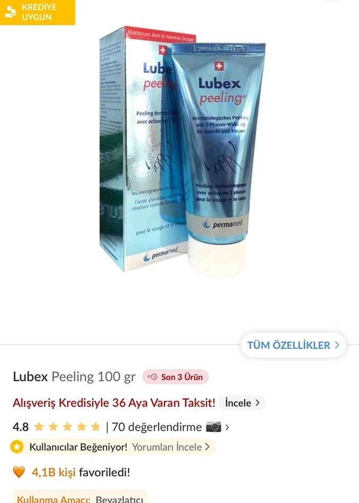 Lubex peeling - Görsel 2