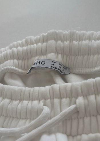 Kadın Beyaz Rahat Kesim Eşofman Altı - Görsel 2