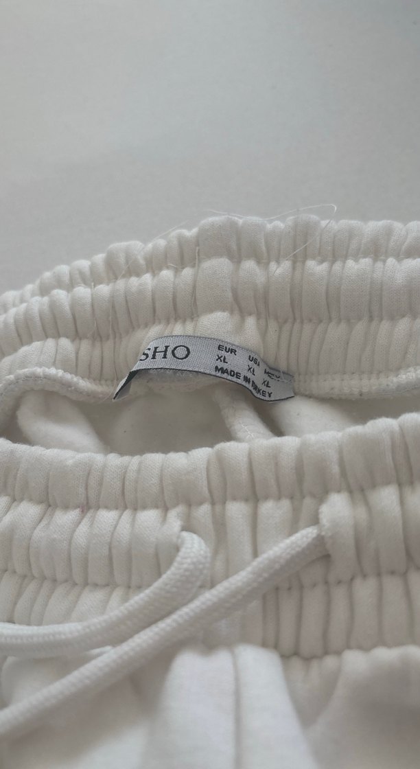 Kadın Beyaz Rahat Kesim Eşofman Altı - Görsel 2