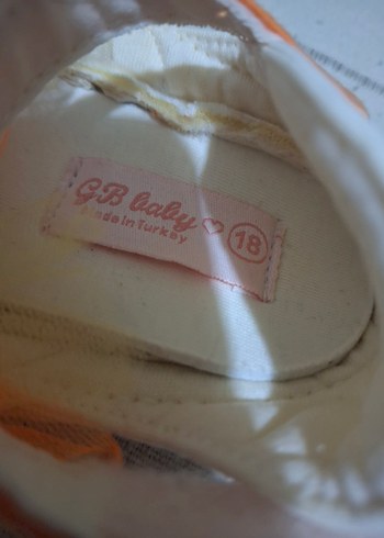 GB BABY Renkli Tül Detaylı Kız Çocuk ayakkabı - Görsel 3