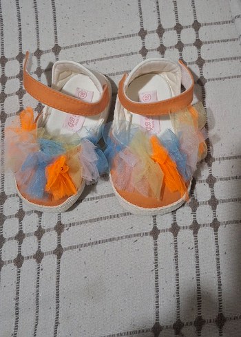 GB BABY Renkli Tül Detaylı Kız Çocuk ayakkabı - Görsel 8