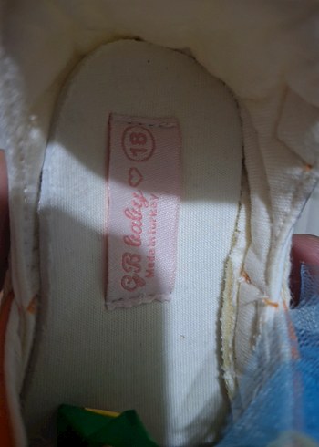 GB BABY Renkli Tül Detaylı Kız Çocuk ayakkabı - Görsel 4