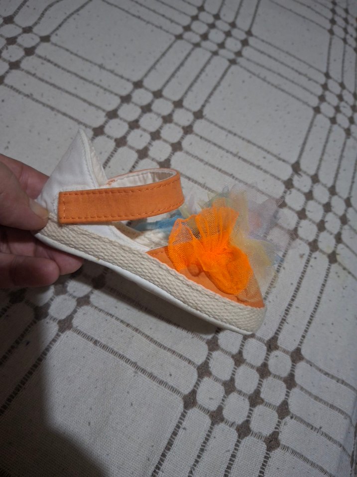 GB BABY Renkli Tül Detaylı Kız Çocuk ayakkabı - Görsel 5