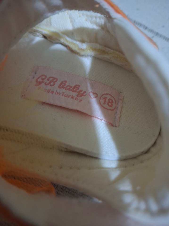 GB BABY Renkli Tül Detaylı Kız Çocuk ayakkabı - Görsel 3