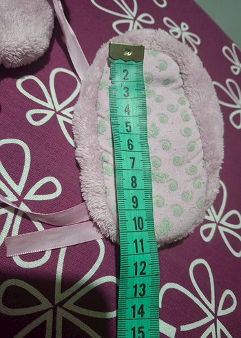 Kız bebek için Pembe Peluş patik - Görsel 3