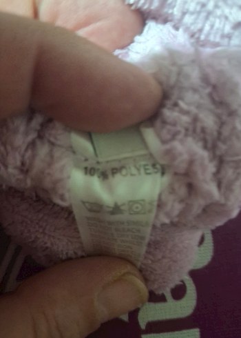 Kız bebek için Pembe Peluş patik - Görsel 6