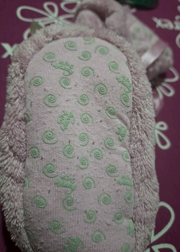 Kız bebek için Pembe Peluş patik - Görsel 9